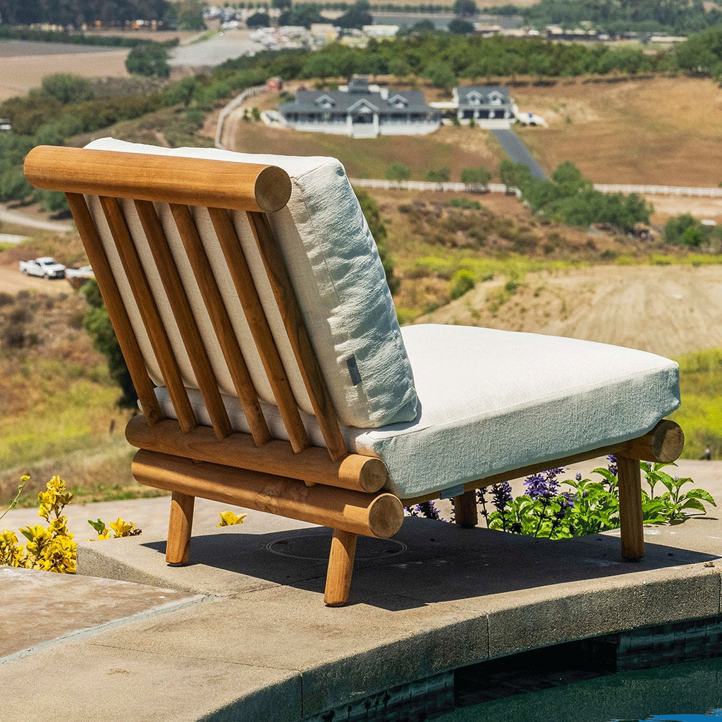 Classic Rishon Lounge Chair cushion style