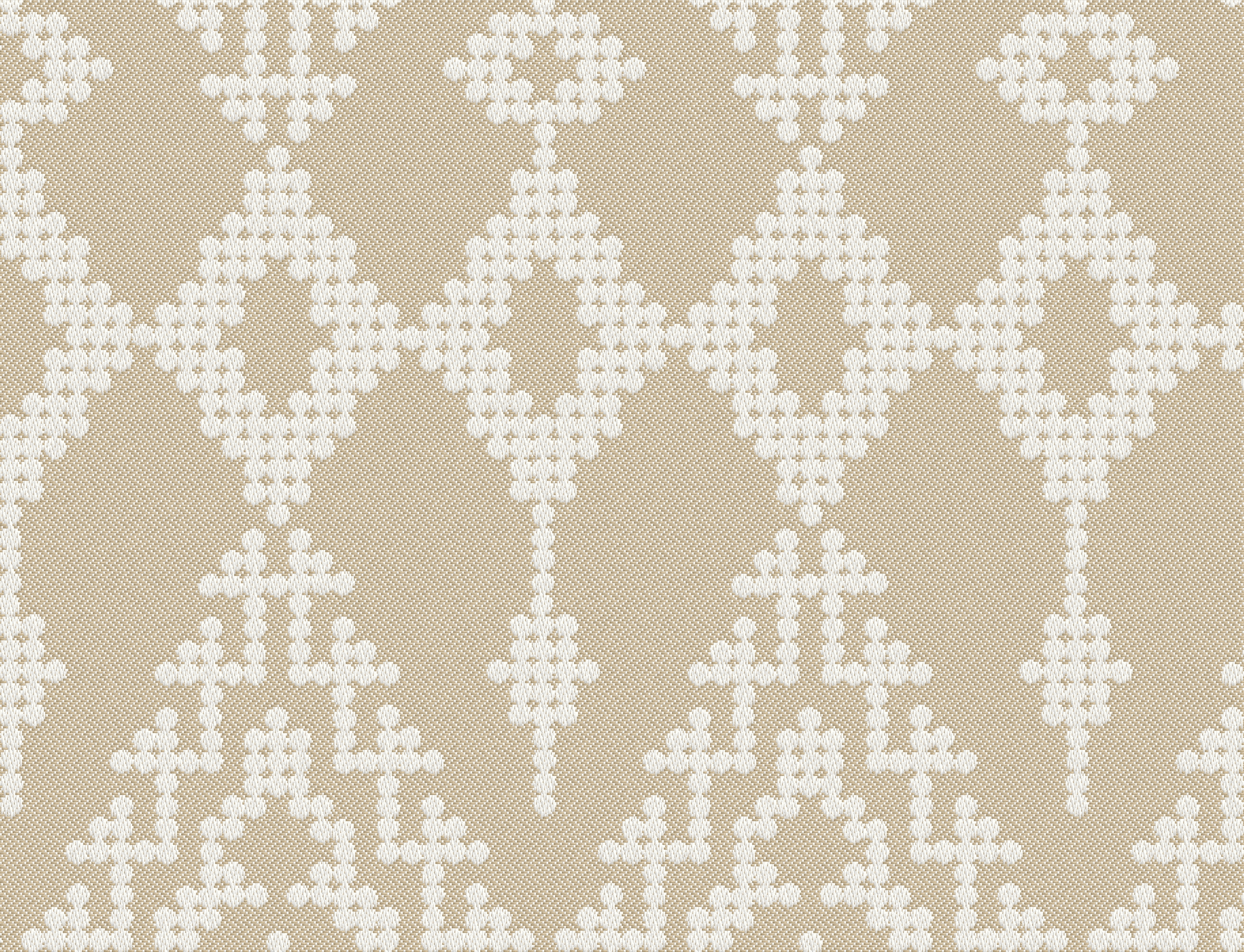 Folklore Ecru Fabric Swatch