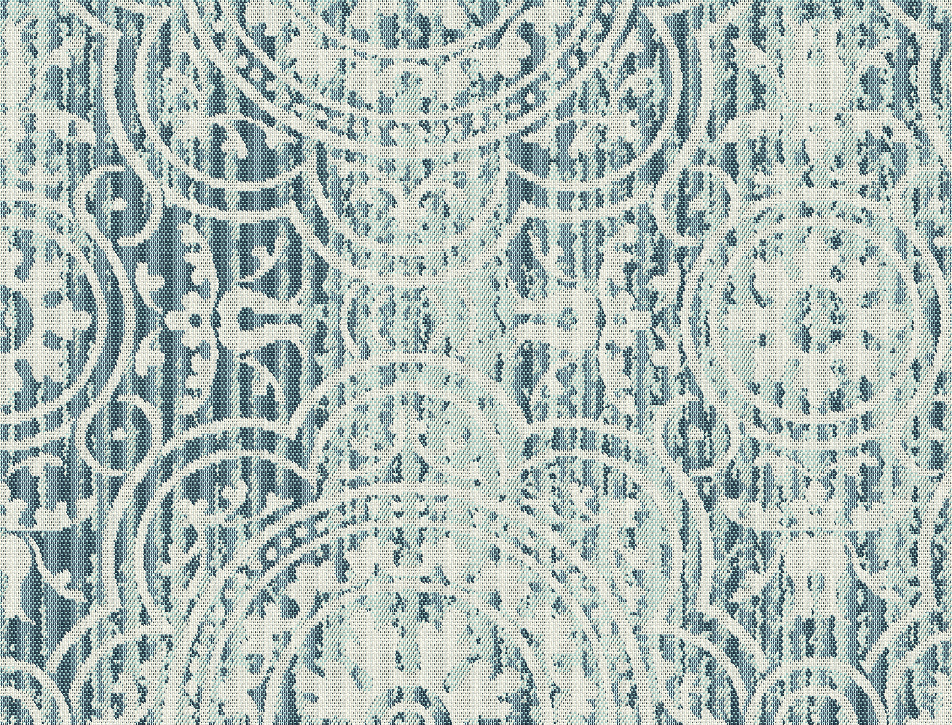 Constantine Aqua Fabric Swatch